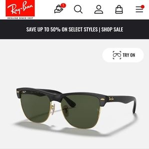 RayBan Club Master Oversized POLARIZED